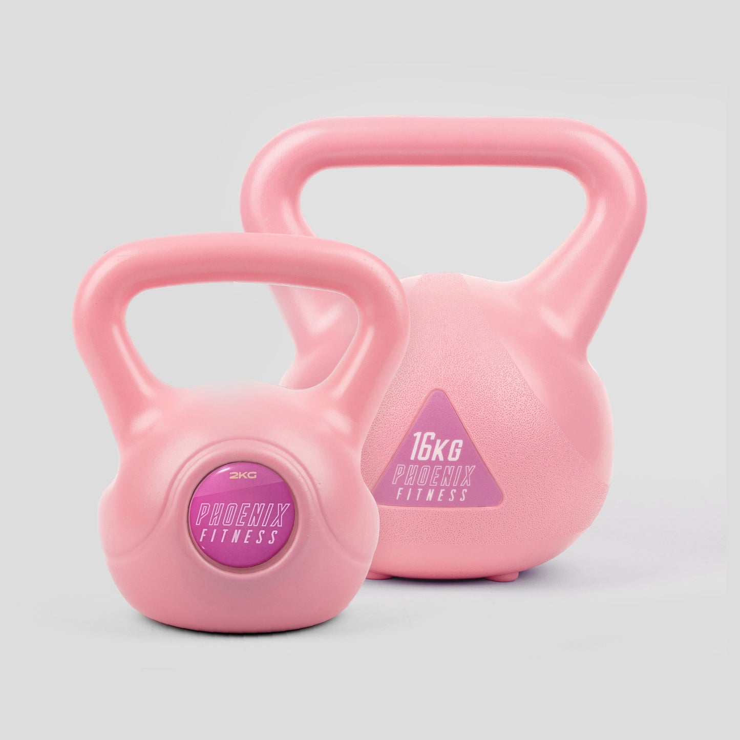 Pink Vinyl Kettlebells
