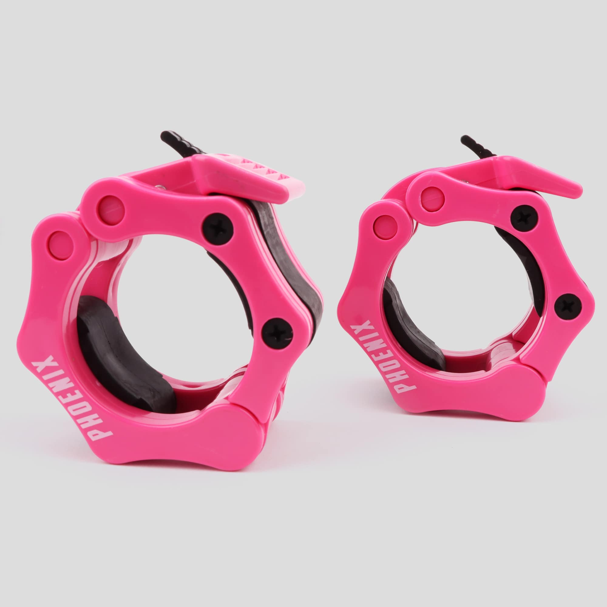 Olympic 2-inch Barbell Clamps - Pink