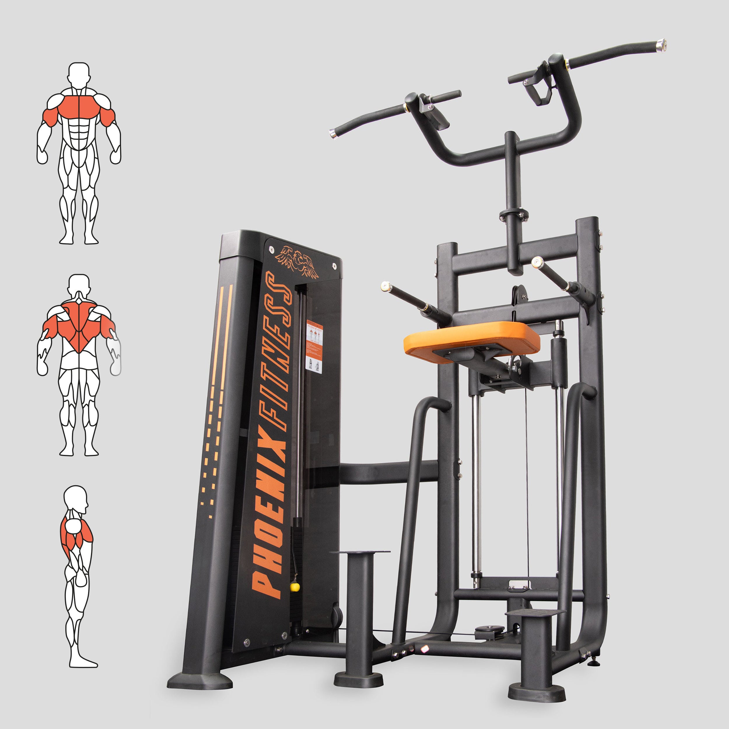 Dip Chin-Up Assist Machine – Phoenix Fitness - Main Image