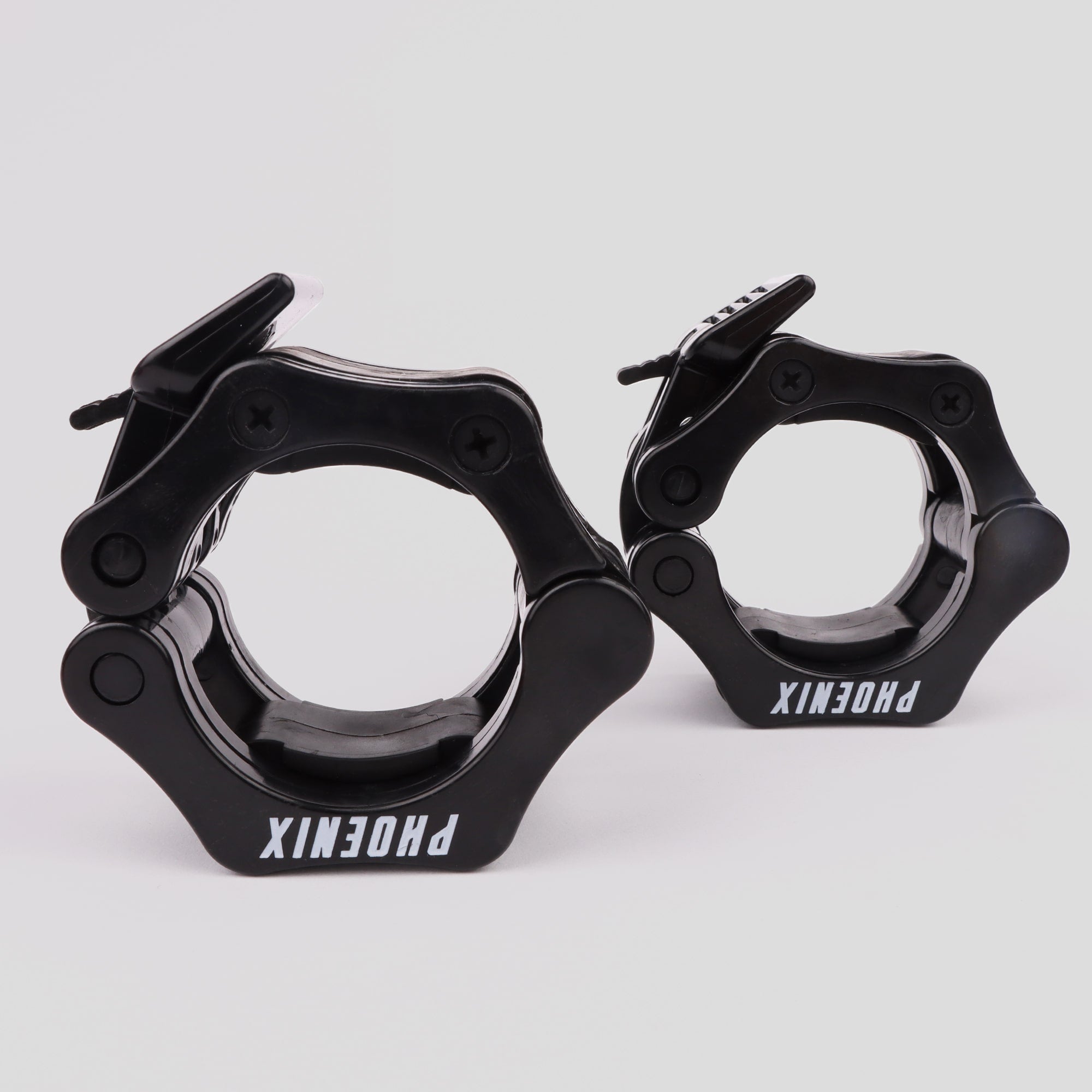 Olympic 2-inch Barbell Clamps - Black
