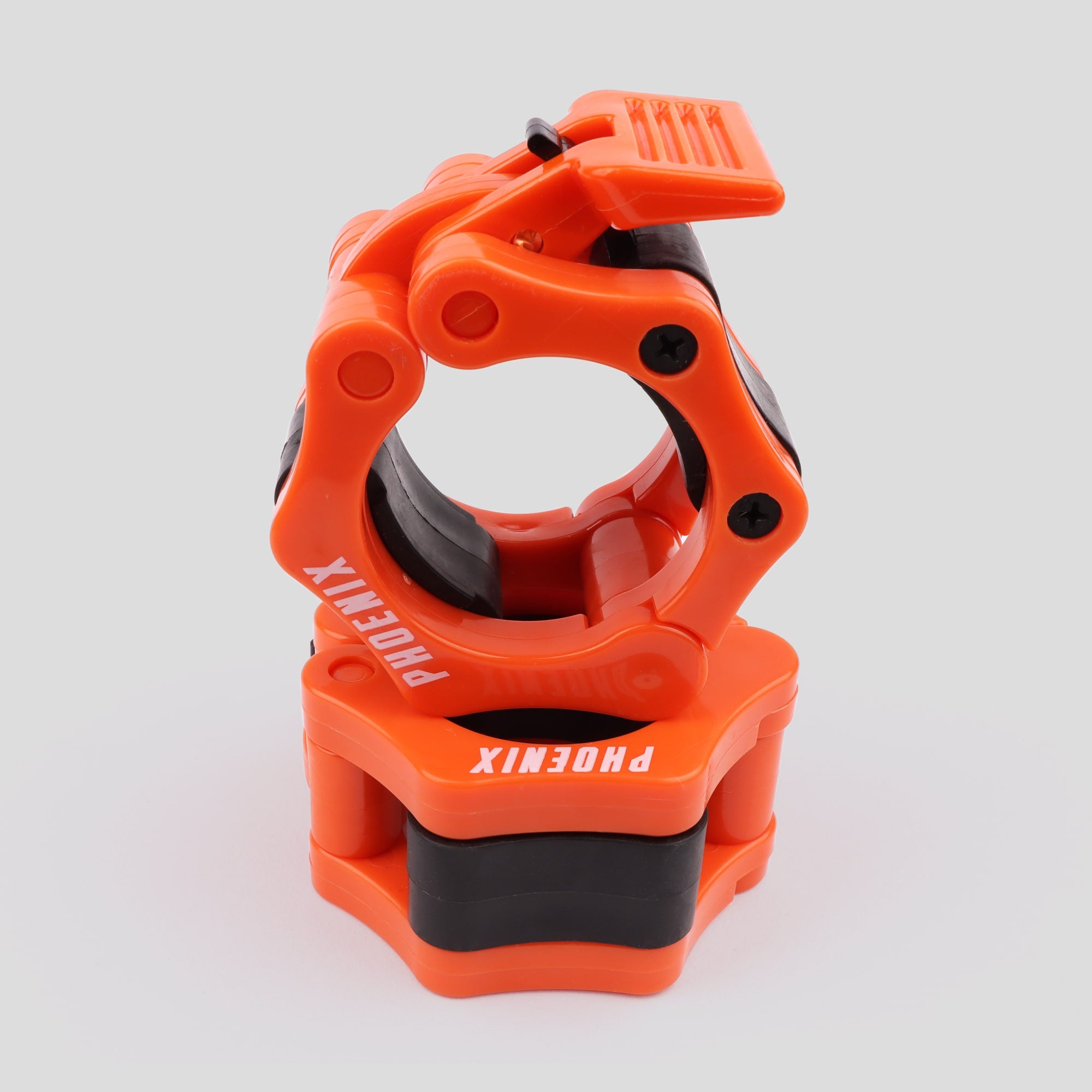 Olympic 2-inch Barbell Clamps - Orange