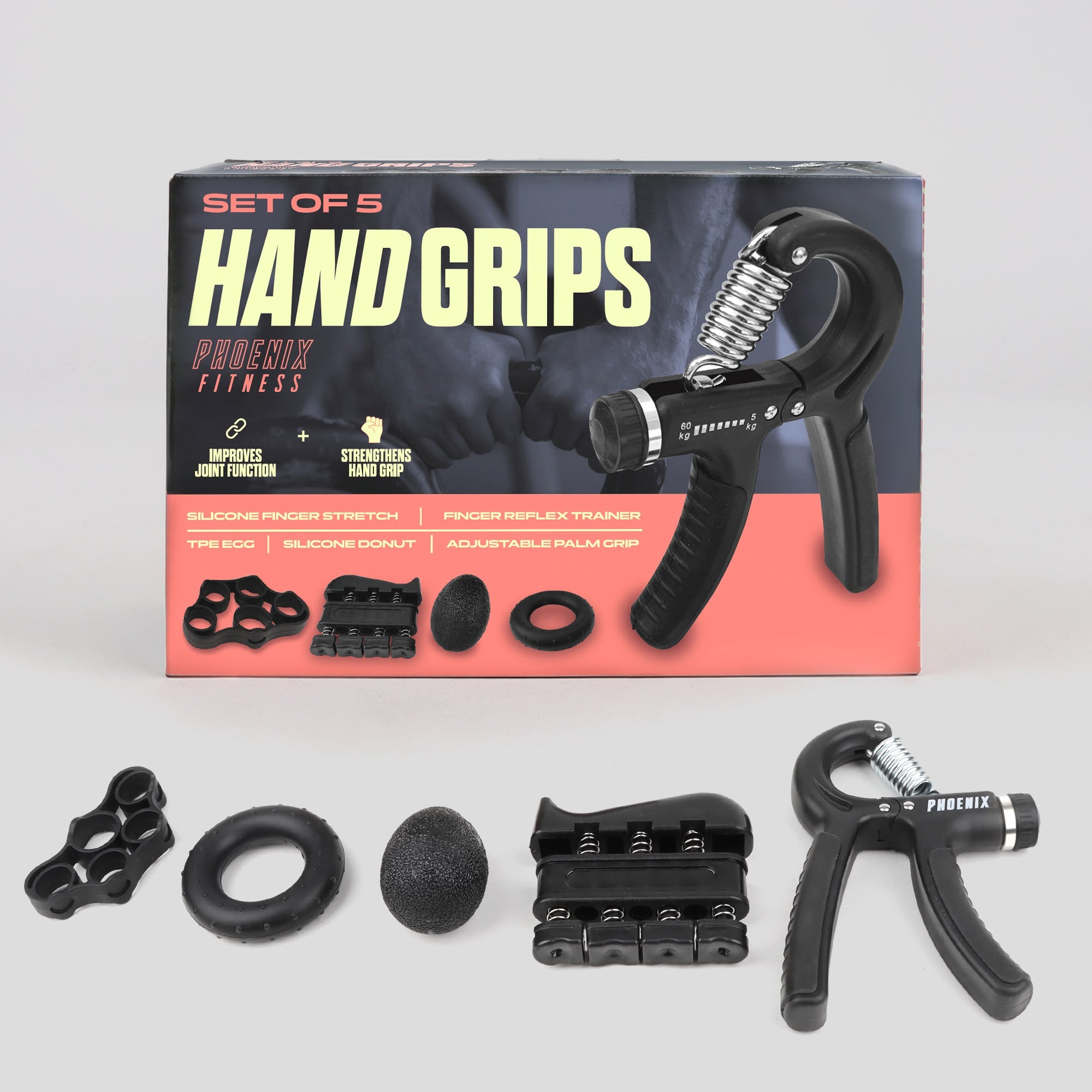 Hand Grips - Set of 5 – Phoenix Fitness
