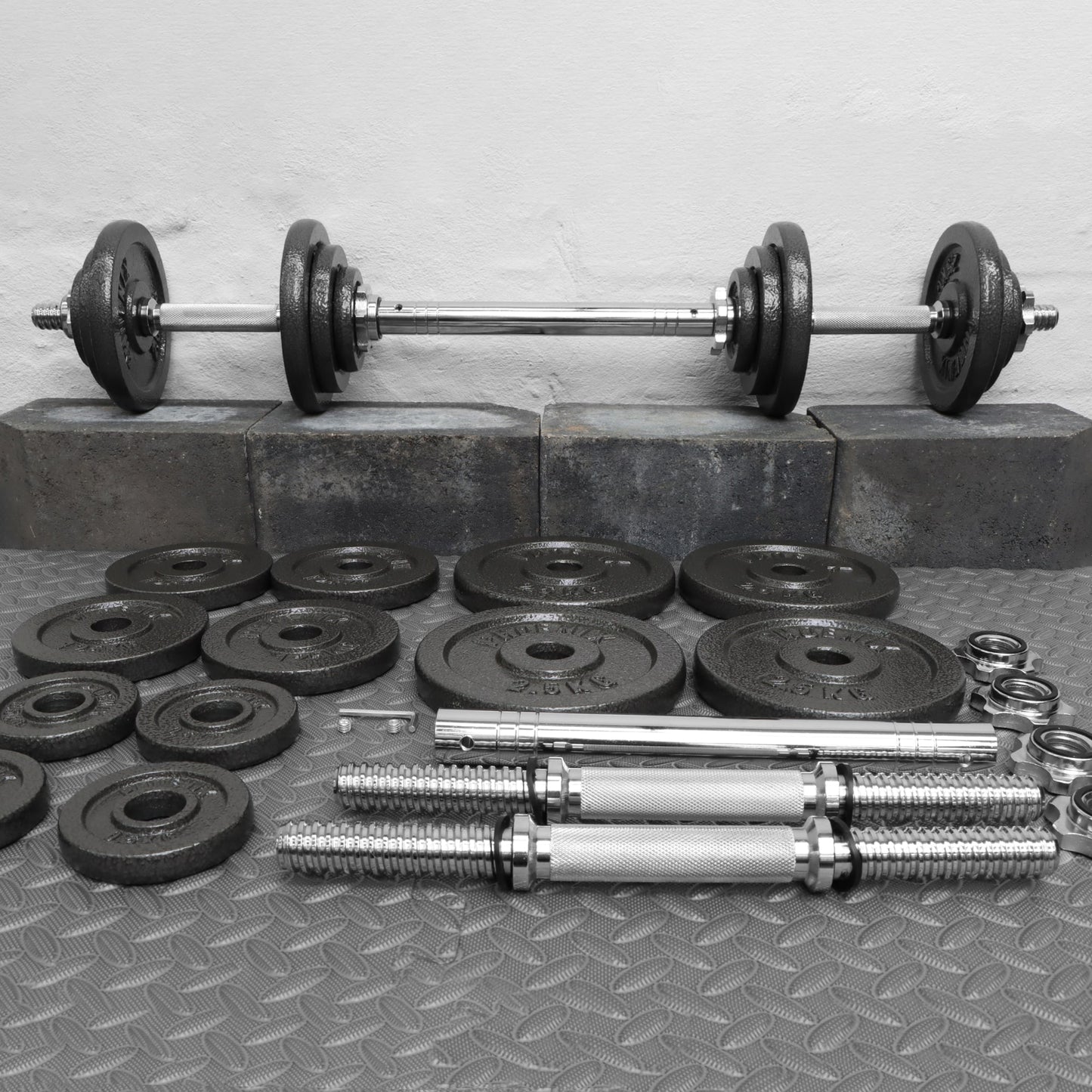 Barbell To Dumbbell 20kg Weight Set