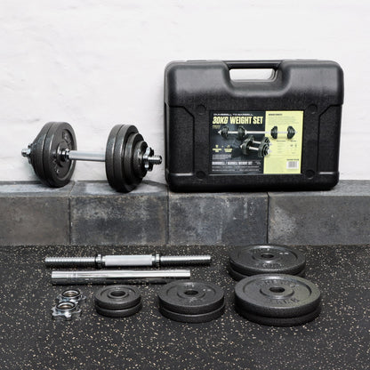 Barbell To Dumbbell 30kg Weight Set