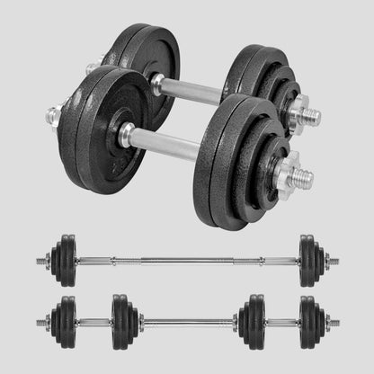 Barbell To Dumbbell 30kg Weight Set