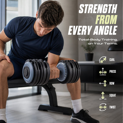 Adjustable 25kg Iron Dumbbell
