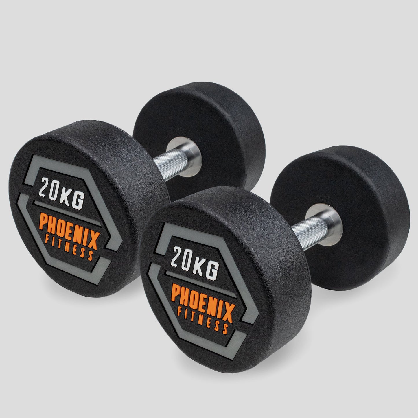 Rubber Cast Dumbbells (Pairs)