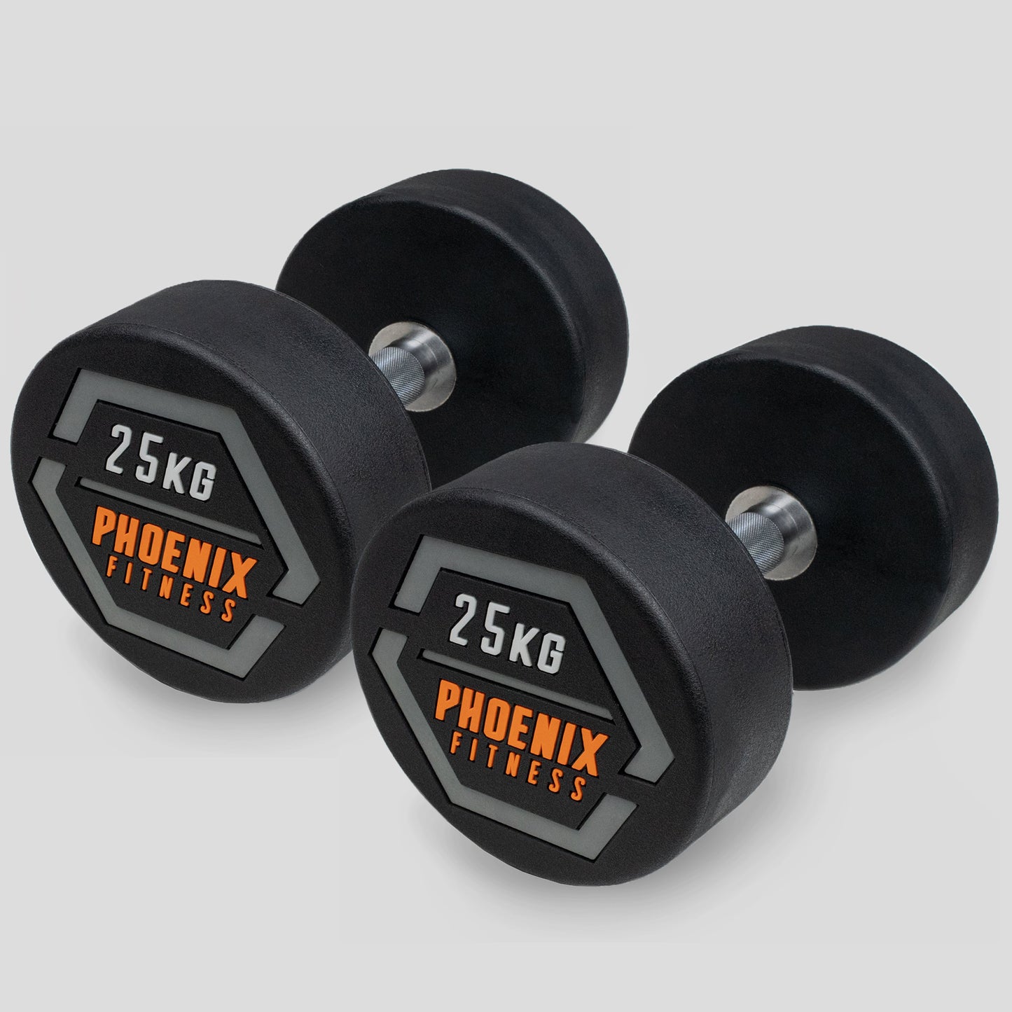 Rubber Cast Dumbbells (Pairs)