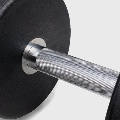 Complete Rubber Dumbbell Set 2.5 - 50kg with Dumbbell Rack