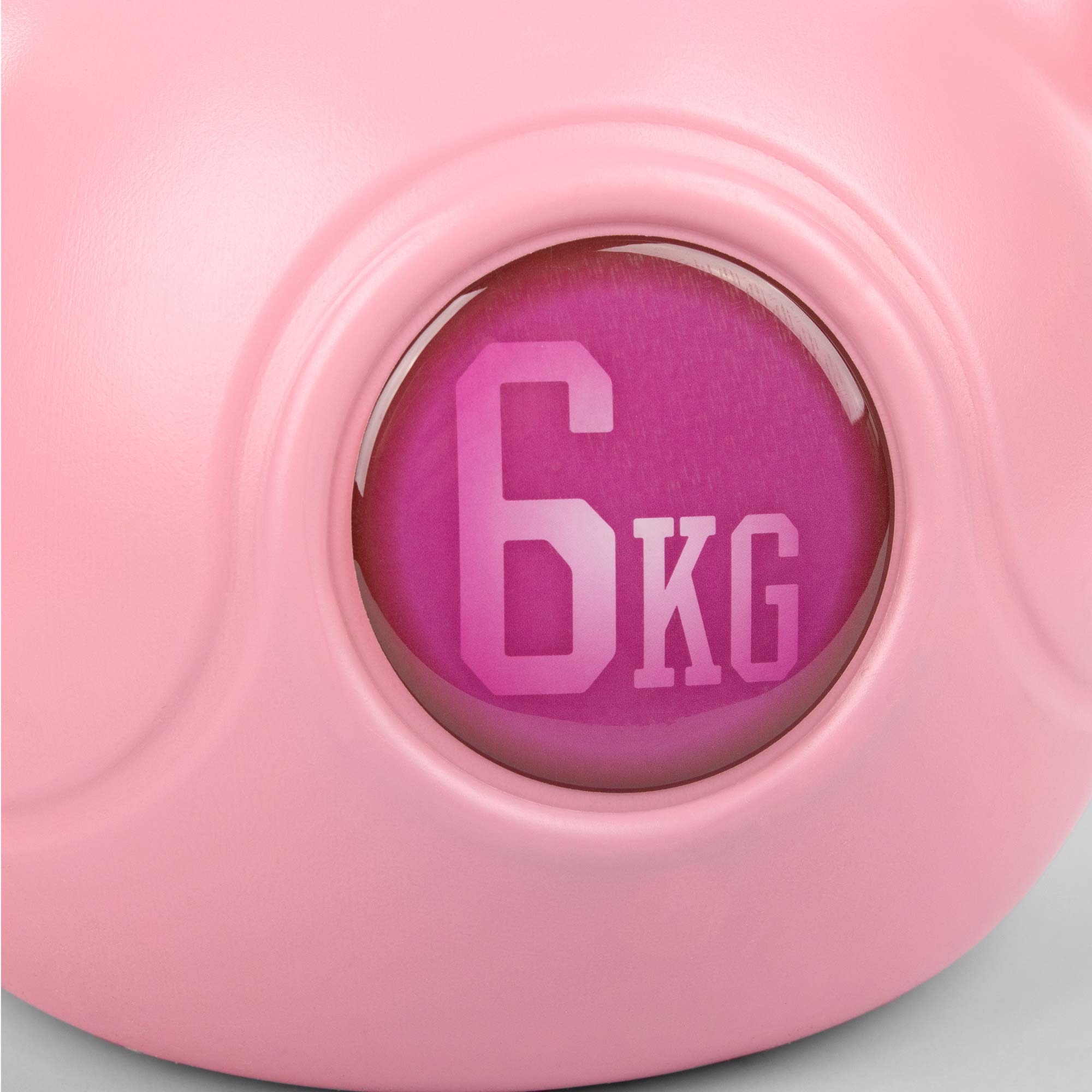 Pink Vinyl Kettlebell - 6kg