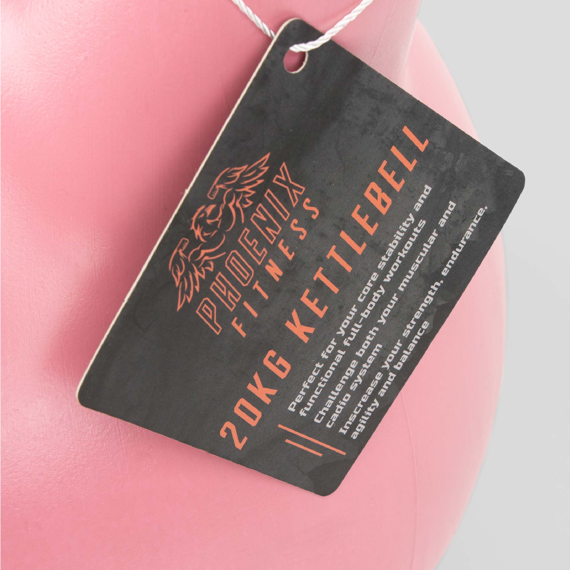 Pink Vinyl Kettlebell -20kg