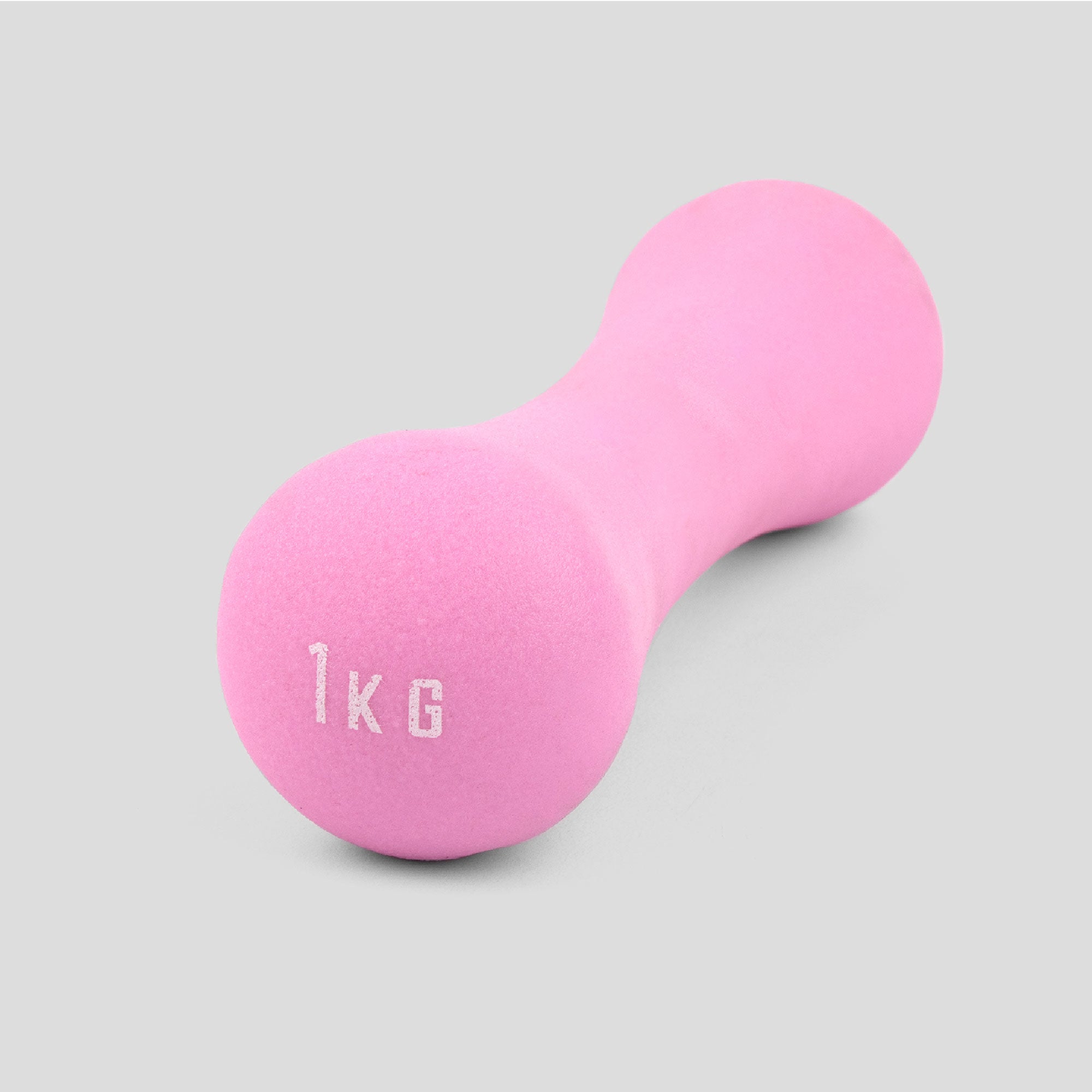 1kg Pink Neoprene Dumbbell - Single
