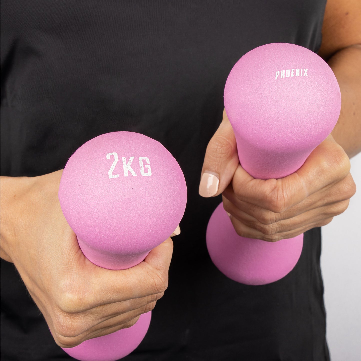 Pink Neoprene Dumbbells (Singles)