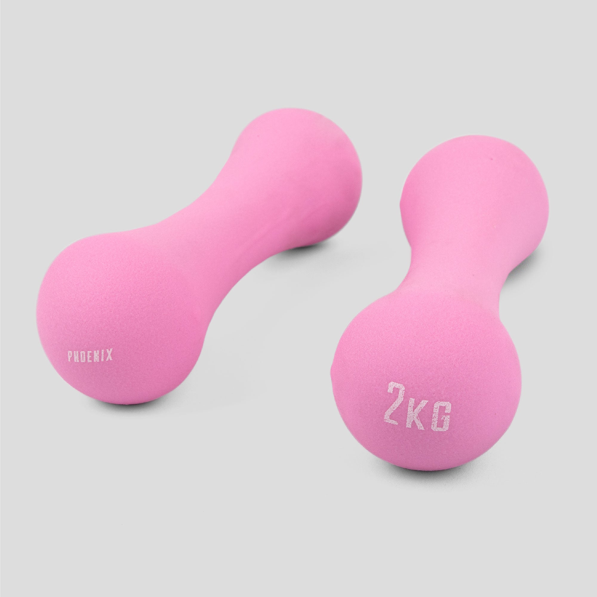 2kg Pink Neoprene Dumbbell - Single