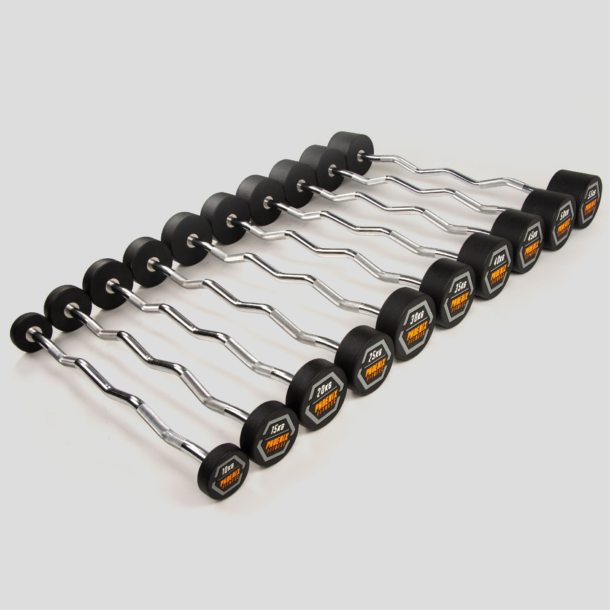 Curved Handle Barbell Set